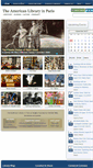 Mobile Screenshot of americanlibraryinparis.org